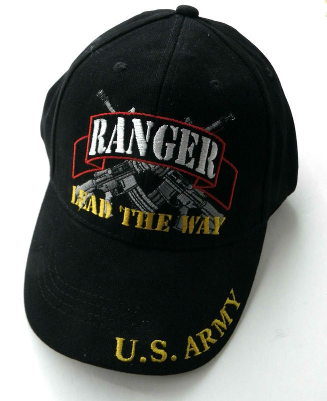 Us Army Ranger Lead The Way Quality Embroidered Baseball Cap Hat