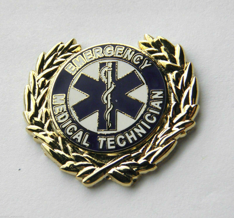 EMS LAPEL PIN EMERGENCY MEDICAL SERVICES EMT PARAMEDIC BADGE 1 INCH