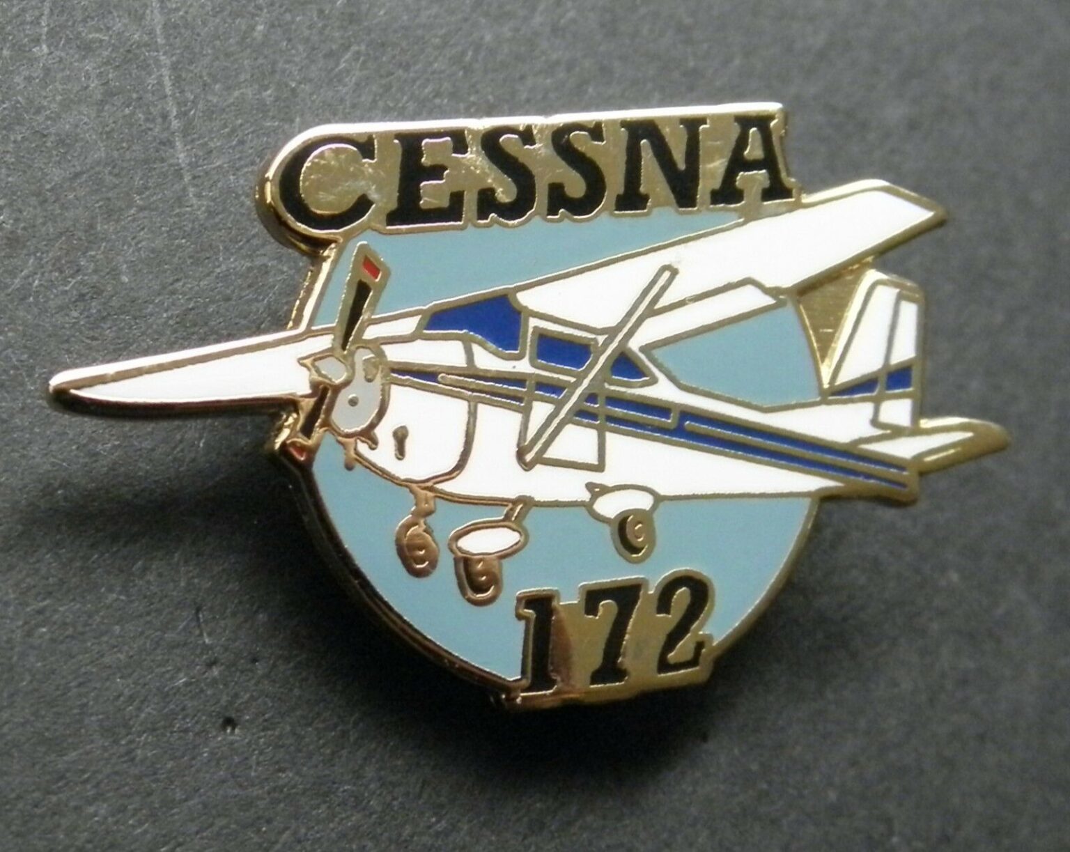Cessna 172 Plane Civil Aircraft Lapel Pin Badge 11 Inches Cordon
