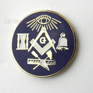 THE ORDER OF DEMOLAY FRATERNAL MASONS LAPEL PIN BADGE 1 INCH 