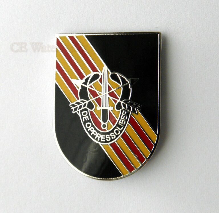 UNITED STATES ARMY SPECIAL FORCES DELTA FLASH OPPRESSO LIBER LAPEL PIN ...