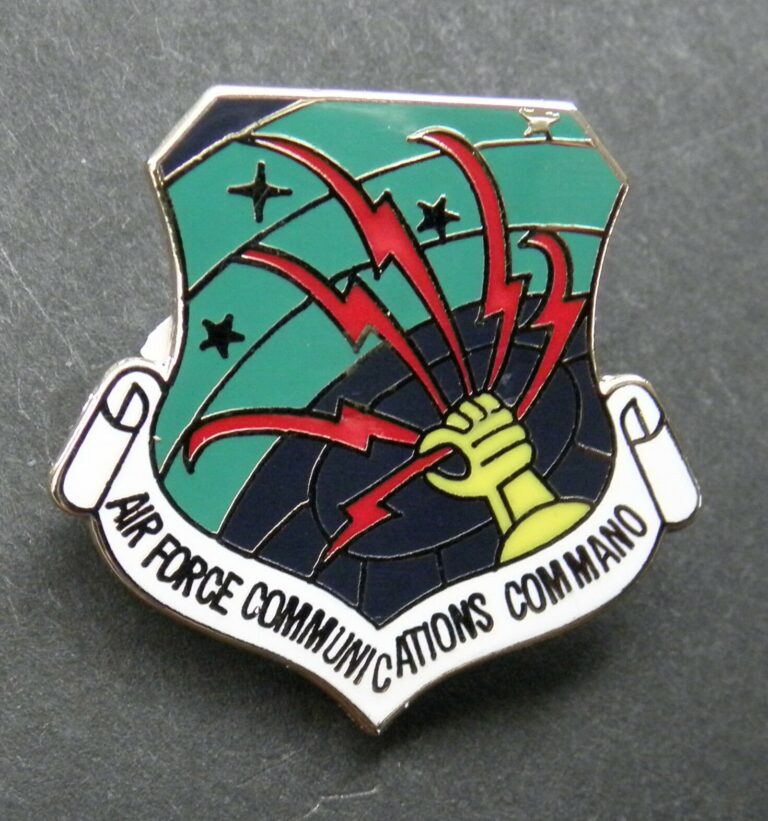 Air Force Communications Command Usaf Lapel Or Hat Pin 1 Inch Cordon