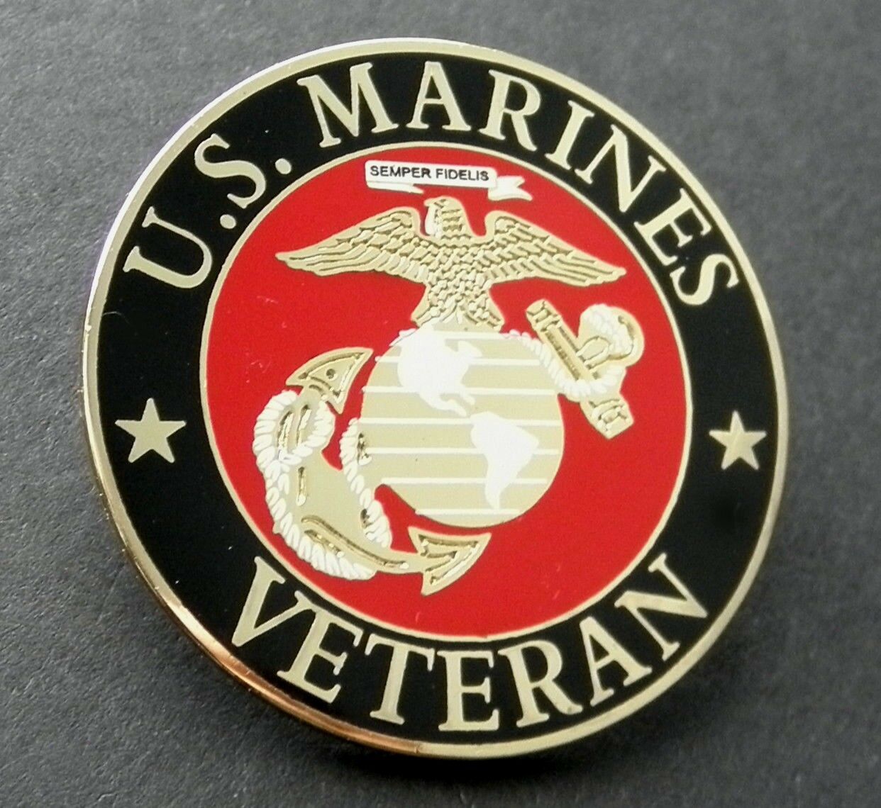 Us Marine Corps Veteran Usmc Marines Lapel Pin Badge 15 Inches